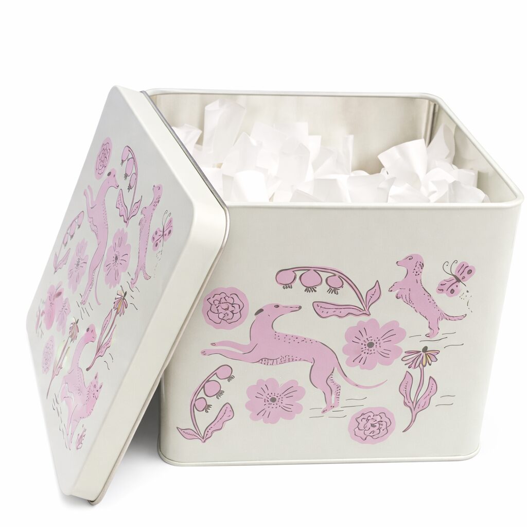 Caja metalica de calugas artesanales para regalo corporativo
