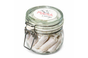 Calugas Artesanales en frasco de vidrio para regalo